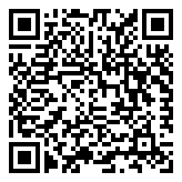 Scan QR Code for live pricing and information - Folding Sewing Table with Lockable Wheels Storage Shelves Trays Door White